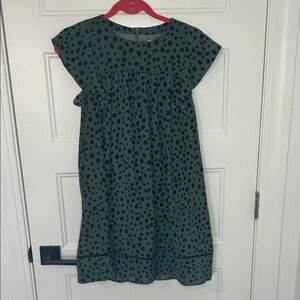 &Merci Elegant Black Polka Dot Casual Dress